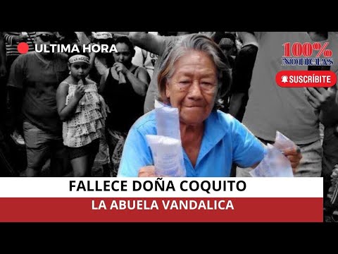 Fallece Miriam del Socorro Matus conocida como Doña Coquito, la abuelita vandálica Nicaragua
