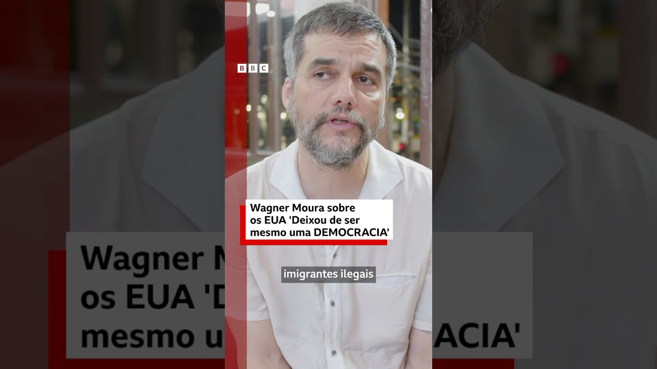 Wagner Moura: ‘Estados Unidos são um país que deixou de ser uma democracia’