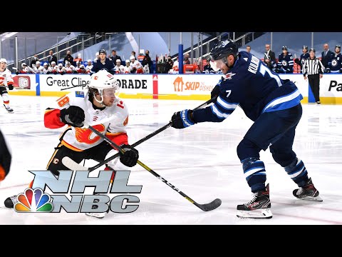 NHL Stanley Cup Qualifiers: Flames vs. Jets | Game 3 EXTENDED HIGHLIGHTS | NBC Sports