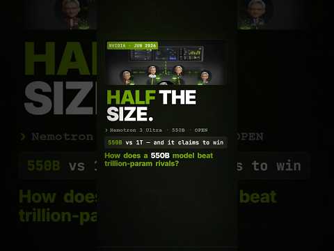 Smaller and Faster: NVIDIA Nemotron 3 Ultra Takes on Trillion-Parameter Models #NVIDIA #AI