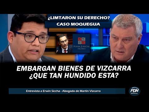 ABOGADO DE MARTIN VIZCARRA SE PRONUNCIA TRAS EMBARGO DE 7 PROPIEDADES DE EXPRESIDENTE CASO MOQUEGUA