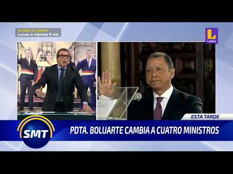 Presidenta Boluarte cambia a 4 ministros de Estado