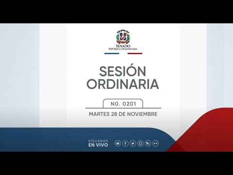 Sesion Ordinaria Senado De La Republica Dominicana.