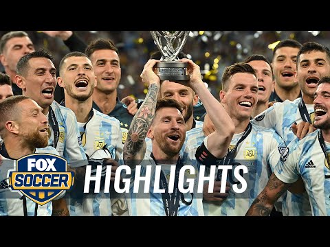 Argentina defeats Italy 3-0 behind offensive attack led by Lionel Messi | 2022 Finalissima