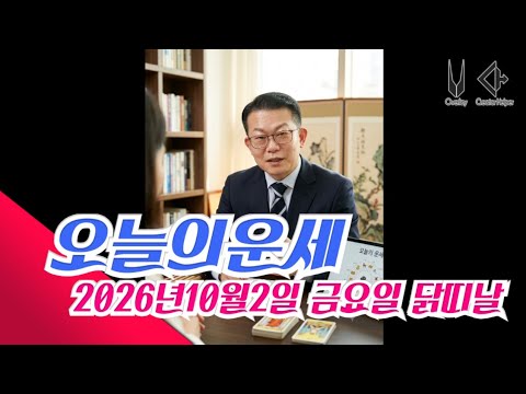<strong>오늘의운세</strong> 2026년10월2일 금요일 닭띠날 <strong>오늘의운세</strong> #<strong>오늘의운세</strong> #운세