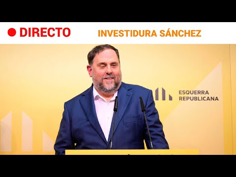 INVESTIDURA-ACUERDO PSOE-ERC: JUNQUERAS, HOY gana CATALUÑA con una AMNISTÍA SIN EXCEPCIONES | RTVE