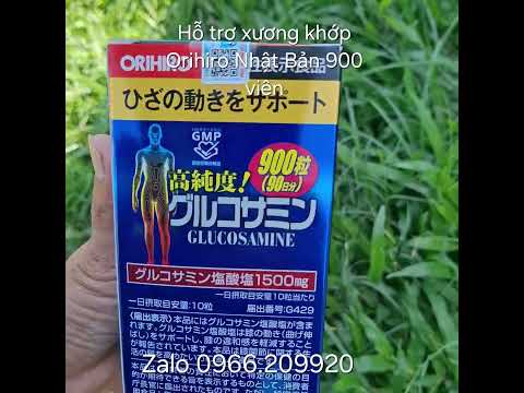 Viên uống bổ khớp Glucosamine Orihiro Nhật Bản 1500mg 900 viên
