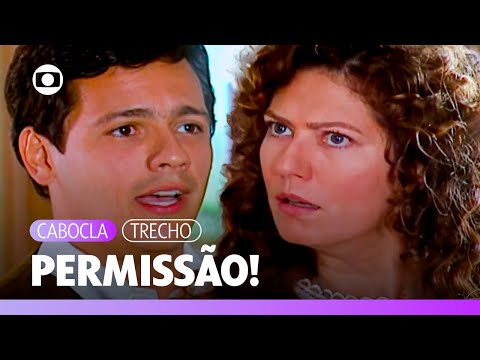 Neco pede a permissão de Emerenciana para namorar Belinha e ela fica surpresa! | Cabocla | TV Globo