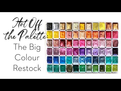 The Colour Kitchen Is Open! Important Restocks of LayerCake and HUEge watercolours!