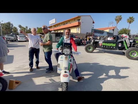 Vespa Scooters in the 2022 Norra 1000 Mexican Off Road Race