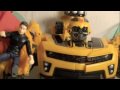 20CM Transformer Bubble Bee Human Alliance With Sam 7CM Robot Car Action Figure 