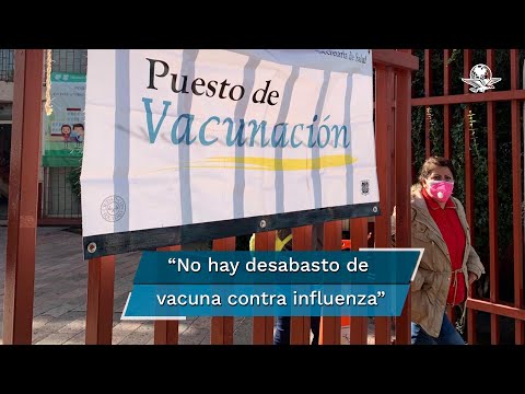 Sheinbaum niega desabasto de vacuna contra influenza en CDMX