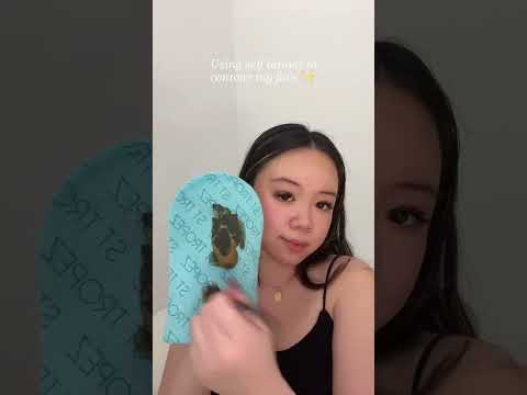 contour hack #makeuphack #makeuptips #faketan