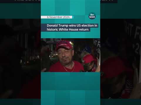 Donald Trump wins US election in historic White House return #itvnews