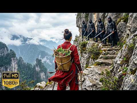 【Full Movie】採藥的紅衣女孩竟是隱藏的絕頂高手，秒殺所有人！#movie #武侠 #kungfu #中国电视剧 #大陆剧