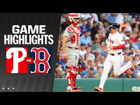 Phillies vs. Red Sox Game Highlights (6/13/24) | MLB Highlights video clip