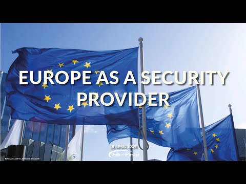 Europe as a security provider