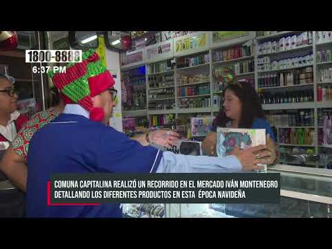 Mercados de Managua abastecidos de productos navideños