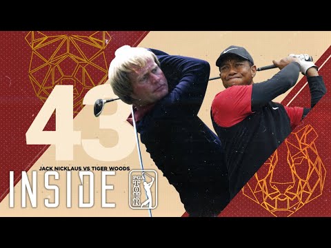 Comparing Jack Nicklaus and Tiger Woods at the age of 43