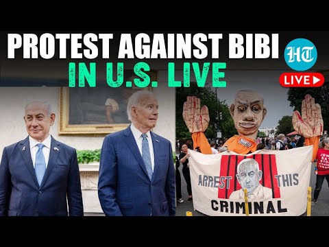 LIVE | Pro-Palestinian Rally Near White House As Biden Meets Netanyahu Amid Gaza War | Israel