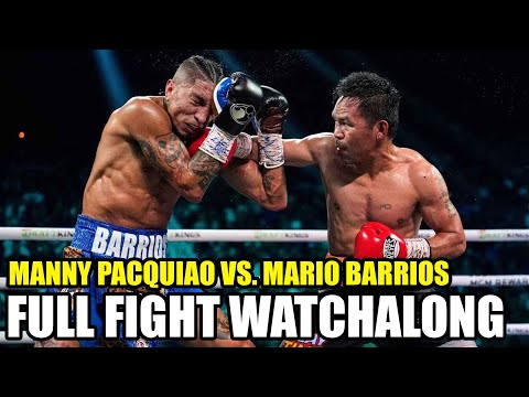Manny Pacquiao vs. Mario Barrios • FULL FIGHT WATCHALONG & LIVE COMMENTARY