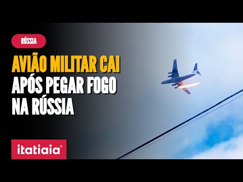AVIÃO DE CARGA MILITAR RUSSO CAI COM 15 PESSOAS A BORDO