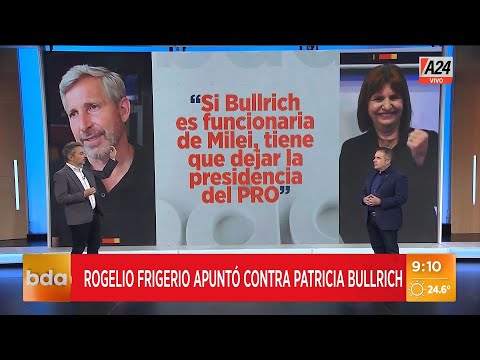 Si Patricia Bullrich es funcionaria de Milei, debe dejar de ser la presidenta del PRO Friogerio