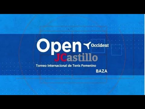 Final del torneo internacional de tenis femenino:  Open JCastillo - Occident I DIRECTO