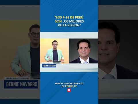 BERNIE NAVARRO embajador de Estados Unidos en Perú se refiere sobre los AVIONES CAZA