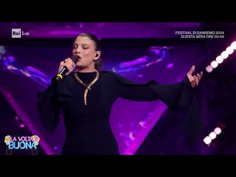 Sanremo 2024, le emozioni di Emma - La Volta Buona 08/02/2024