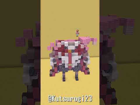 【マイクラ】鷹嶺ルイさんを作ってみた!2 ホロライブメンバー全員作る! #shorts  #minecraft #hololive