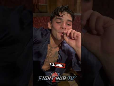 Ryan garcia smokes on haney pack after winning fight!