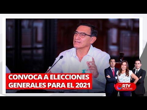 Martín Vizcarra convoca a Elecciones Generales para el 2021 - RTV Noticias