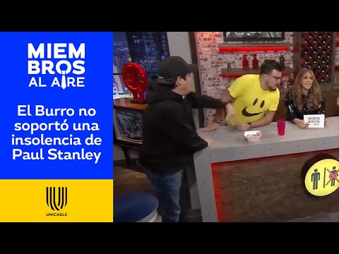 'Burro' Van Rankin cachetea a Paul Stanley tras discutir en el programa | Miembros al Aire