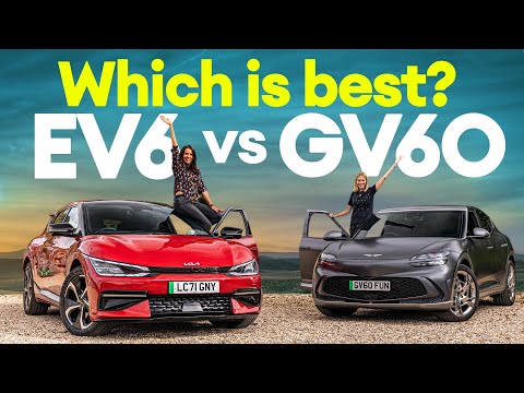 BACK TO BACK: Kia EV6 vs Genesis GV60. Has Kia’s all-conquering EV6 lost its crown? / Electrifying