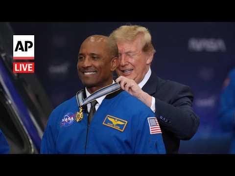 LIVE: Trump honors Artemis astronauts with Congressional Space Medal of Honor