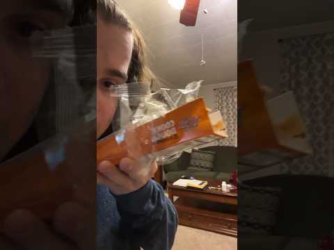 Little Caesar’s Twix Brownie Review #youtubeshorts #pizza #cookies #restaurant #chocolate