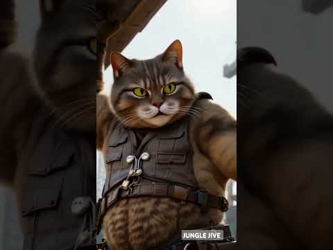 Mascular Cat And Pip Construction Heroes. #catstory #youtubeshorts #cat #catshorts