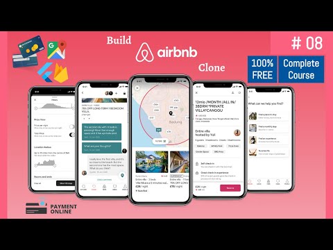 Flutter Airbnb Hosting and Guest Dashboard Mode Tutorial | iOS and Android App Development Course