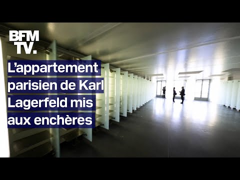 L’appartement parisien de Karl Lagerfeld va être mis aux enchères