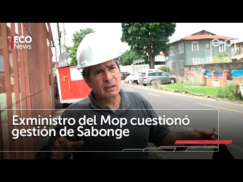 Exministro del Mop cuestionó gestión de Sabonge | #Eco News
