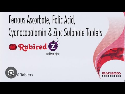 Rubired z tablets uses in hindi | doses |side effect |best medicine of iron |reviews