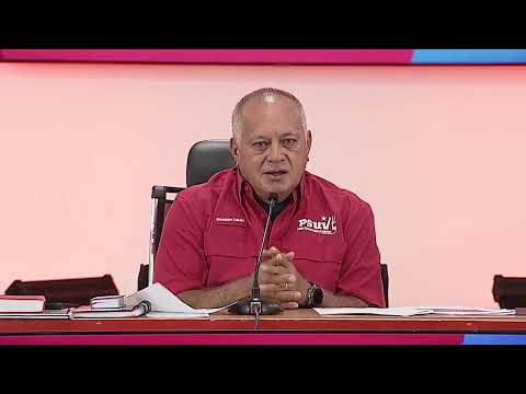 Rueda de prensa del PSUV con Diosdado Cabello, 01 de Julio 2024