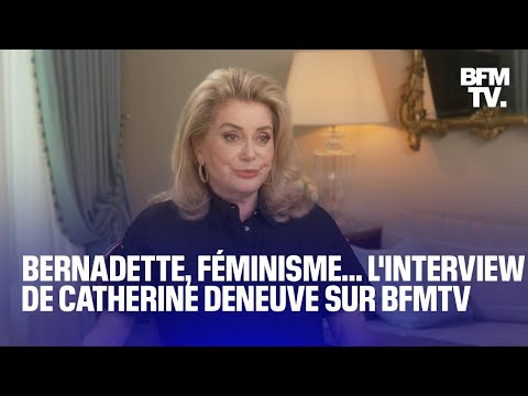 Bernadette, féminisme, vie d'actrice: Catherine Deneuve se livre sur BFMTV