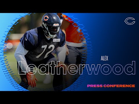 Alex Leatherwood on where he prefers to lineup: 'I'm open to anything' | Chicago Bears video clip