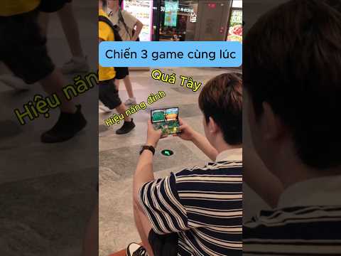Chiến 3 <strong>game</strong> cùng một lúc quá tày 🤩 #<strong>apple</strong> #smartphone #samsung #zfold7 #phone