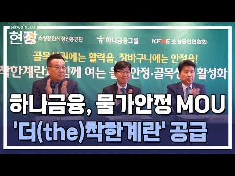 하나금융, '2판 9990원' <strong>착한</strong> 계란 푼다 / [현장+] / 한국경제TV뉴스