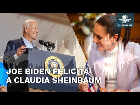 Claudia Sheinbaum recibe llamada de Joe Biden, ¿de qué hablaron?