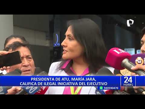María Jara califica de ilegal decreto que permitiría remover a funcionarios de la ATU