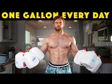 I Drank A Gallon Of Whole Milk A Day For 1 Week | GOMAD